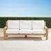 Calhoun Sofa with Cushions in Natural Teak - Seaglass, Standard - Frontgate