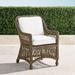 Set of 2 Hampton Dining Arm Chair in Driftwood Finish - Belle Damask Claypot, Standard - Frontgate