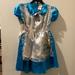 Disney Costumes | Alice In Wonderland Dress Costume From Disney Size Xs (3t-4t) | Color: Blue/White | Size: Xs (3t-4t)