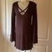Free People Dresses | Free People *Nwt* Tunic Sweater Or Dress | Color: Brown | Size: Xs
