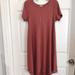 Lularoe Dresses | High Low Lularoe Rust Color Dress Sz. Xs | Color: Red | Size: Xs