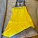 Adidas Dresses | Adidas Adizero Size S Retro Tennis Dress. Yellow And Gray - Retro | Color: Gray/Yellow | Size: S