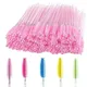 Brosse à cils en cristal applicateur de mascara micro pinceaux de maquillage pinceau à barrage en