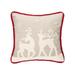 Nordic Deer Friends 18" x 18" Tufted Throw Pillow