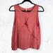 Free People Tops | Free People Coral Sleeveless Keyhole Blouse Small | Color: Black | Size: S