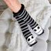 Disney Other | Disney Nightmare Before Christmas Non-Skid Socks | Color: Black/Gray | Size: Os