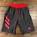 Adidas Shorts | Adidas Men’s Basketball Shorts, Size Medium, Red And Black | Color: Black/Red | Size: M