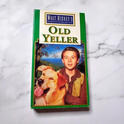 Disney Media | Free Disney Old Yeller Vhs Tape Movie | Color: Blue/Green | Size: Os