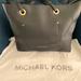 Michael Kors Bags | Michael Kors Tote. Great For Carrying Laptop And Work Items. | Color: Black/Gold | Size: 15x12x4