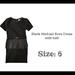 Michael Kors Dresses | Black Michael Kors Dress With Belt And Attached Skirt | Color: Black | Size: 6