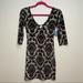 Free People Dresses | Intimately Fp Mini Dress Sheer Velvet | Color: Black/Cream | Size: S