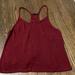 Brandy Melville Tops | Brandy Melville Burgundy Tank Top | Color: Red | Size: One Size