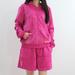 Disney Jackets & Coats | New Disney Pooh Terry Matching Tracksuit Set: Shorts And Hooded Jacket S | Color: Pink | Size: S