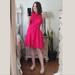 Anthropologie Dresses | Anthropologie Hd In Paris Printemp Linen Dress 10 | Color: Pink | Size: 10