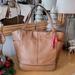 Coach Bags | Coach Large Leather Shoulder Tote. | Color: Brown/Tan | Size: Large