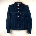 Levi's Jackets & Coats | Levi Strauss Blue Jean Jacket Medium Stretch Dark *J1 | Color: Blue | Size: M