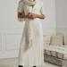 Anthropologie Dresses | Anthropologie Orla Henley Maxi Dress Dolan Left Coast Ivory | Color: Cream/White | Size: Various