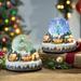 The Holiday Aisle® 2 Piece Lit Spin Globe Set Resin | 7.3 H x 7.9 W x 7.5 D in | Wayfair 225E2D3A2DA24B86B171824089B6F163