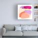 Orren Ellis June Erica Vess 'Piquant Forms III' Canvas Art Canvas, Wood in Pink/Yellow | 14 H x 14 W x 2 D in | Wayfair