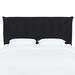 Birch Lane™ Halcyon Upholstered Panel Headboard Polyester in Black | 49 H x 76 W x 4 D in | Wayfair E272CEE7D31C49CBA2185CF6C1E5DD07