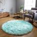 Blue 78 x 2.5 in Area Rug - Everly Quinn Area Rug, Soft Sheepskin Area Rug, Handmade Soft Fluffy Rugs, 6' X 8' Indoor Plush Rugs, Bedroom Area Rug | Wayfair