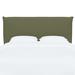 Birch Lane™ Halcyon Upholstered Panel Headboard Polyester in Green/White/Black | 49 H x 58 W x 4 D in | Wayfair 88FBCDA40FEB4CFBAFBCAAC860FE5080