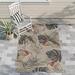 White 79 x 0.3 in Area Rug - Beachcrest Home™ Sherwin Floral Machine Made Power Loom Indoor/Outdoor Area Rug in Ivory | 79 W x 0.3 D in | Wayfair