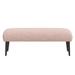 Corrigan Studio® Bench Polyester/Upholstered in Brown | 21 H x 50 W x 20 D in | Wayfair 139F8E003D4449A3891D1D8FC78711BD