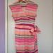 Kate Spade Dresses | Kate Spade Saturday Striped Wrap Dress Size S | Color: Gray/Pink | Size: S
