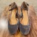 J. Crew Shoes | Jcrew Gray Suede Ankle Strap Heels | Color: Gray | Size: 9