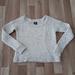 American Eagle Outfitters Sweaters | American Eagle Outfitters Scoop Neck Knit Sweater Long Sleeve Cream | Color: Cream | Size: L