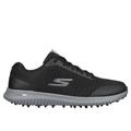 Skechers Men's GO GOLF Max Fairway 3 Shoes | Size 8.0 | Black/Gray | Textile/Synthetic | Arch Fit