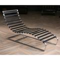 Orren Ellis Shivnath Armless Chaise Lounge Metal in Brown | 35 H x 24 W x 59 D in | Wayfair 76B285C4B63247679E3F0D6D6B6B4466