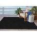 White 36 x 18 x 0.5 in Area Rug - Eider & Ivory™ Broadway Collection Favourite Indoor Outdoor Area Rugs Black | 36 H x 18 W x 0.5 D in | Wayfair