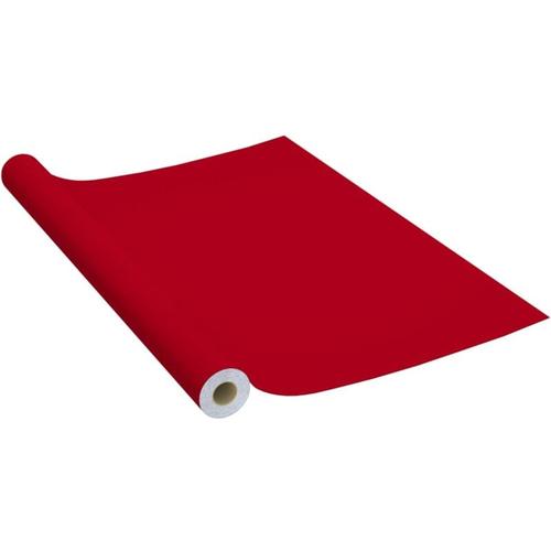 Möbelfolie Selbstklebend Rot 500x90cm pvc Plotterfolie Klebefolie Vidaxl