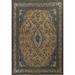 Geometric Traditional Hamedan Persian Area Rug Handmade Wool Carpet - 10'0" x 12'11"