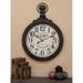 Brown MDF Vintage Wall Clock No Theme 39 x 28 x 3