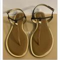 Michael Kors Shoes | Brand New Michael Kors Fanning Thong Sandals | Color: Brown | Size: 7.5
