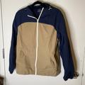 J. Crew Jackets & Coats | J . Crew Authentic Outerwear Light Weight Zip Up Jacket Crew Navy Small | Color: Tan | Size: S
