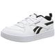 Reebok Jungen Royal Prime 2.0 Sneaker, White White Black, 32 EU