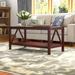 Andover Mills™ Soule 4 Legs Coffee Table w/ Storage Wood in Brown | 19.75 H x 44 W x 21.97 D in | Wayfair A84CBE6D97DC49B98C6F3A2CB9F60D2C