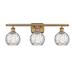 Innovations Lighting Bruno Marashlian Athens Water Glass 26 Inch 3 Light Bath Vanity Light - 516-3W-AC-G1215-6