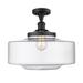 Innovations Lighting Bruno Marashlian Bridgeton 11 Inch 1 Light Semi Flush Mount - 517-1CH-SG-G694-16-LED