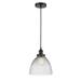 Innovations Lighting Bruno Marashlian Seneca Falls 9 Inch Mini Pendant - 616-1PH-BK-G222-LED