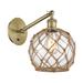 Innovations Lighting Bruno Marashlian Farmhouse Rope 13 Inch Wall Sconce - 518-1W-AC-G122-8RW-LED