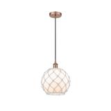 Innovations Lighting Bruno Marashlian Farmhouse Rope 10 Inch Mini Pendant - 616-1P-AC-G121-10RW-LED