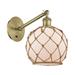 Innovations Lighting Bruno Marashlian Farmhouse Rope 13 Inch Wall Sconce - 317-1W-SN-G121-8RB