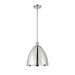 Innovations Lighting Bruno Marashlian Ballston Dome 12 Inch Mini Pendant - 516-1S-SN-MBD-12-SN