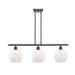 Innovations Lighting Bruno Marashlian Athens 36 Inch 3 Light Linear Suspension Light - 516-3I-BK-G121-8-LED