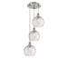 Innovations Lighting Bruno Marashlian Athens Water Glass 14 Inch 3 Light Multi Light Pendant - 113B-3P-PN-G1215-8